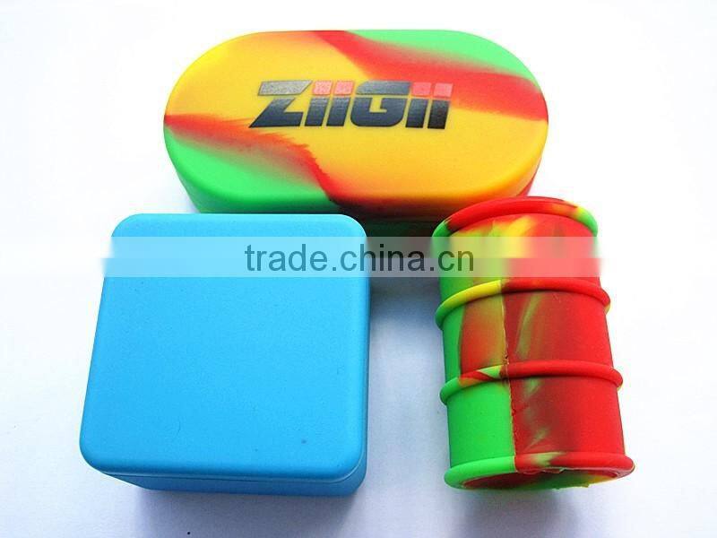 USA Canada FDA food grade 10ml rubber non stick silicone oil barrel container