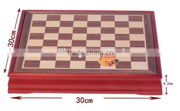 Fashoin Wooden chess box Wooden draughts box Chess box Chess board Checker board Draughts board