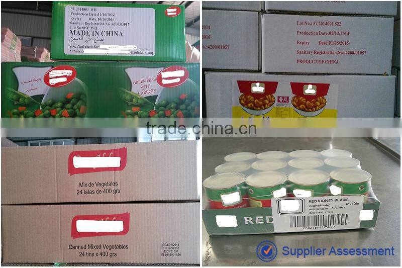cheap price 3000g canned peas and carrots