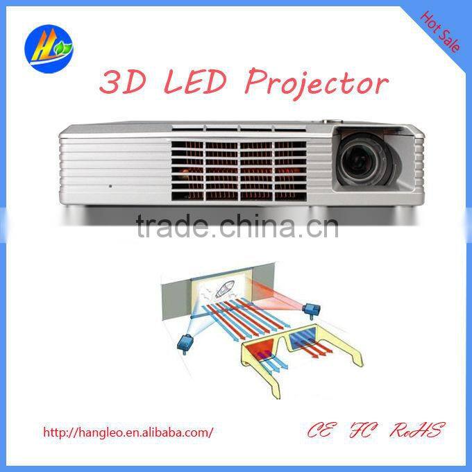 led hdmi home theater video projector 1000 lumens support 1080p 3D, 20000hours life
