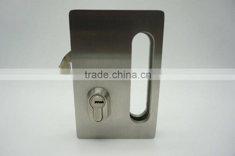 MP11A-S Hot sale high quality frameless sliding door lock for office glass