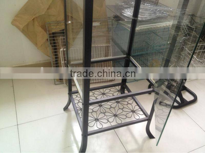 transparent glass wine and cup cabinet