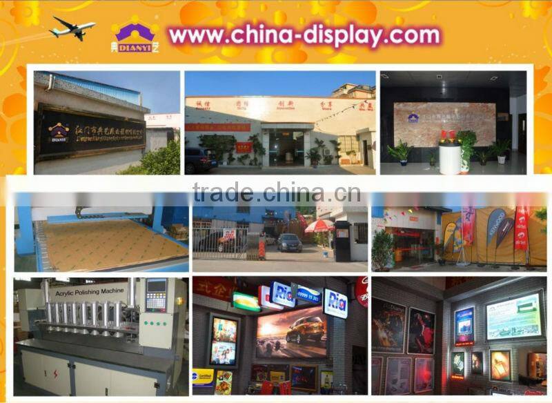 Advertising product portable pull up stand banner