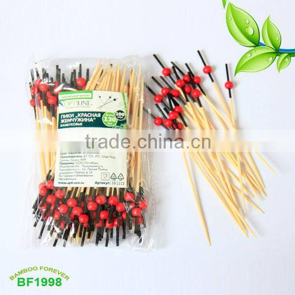 short 9cm red single ball ass Toothpick