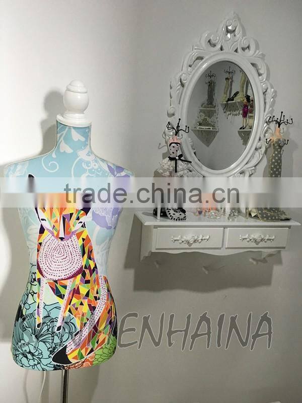 fox printing elastic fabric Female Mannequin