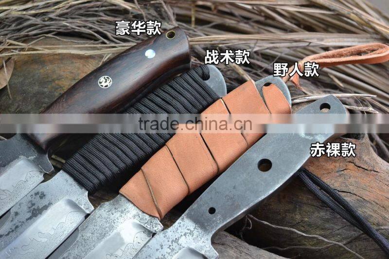 Doshower damascus knife blanks with industrial tool of wholesale knives