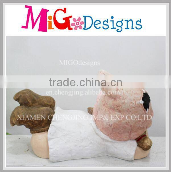 Migodesigns Playing Girls Garden Yard Statues Magnesium Oxide