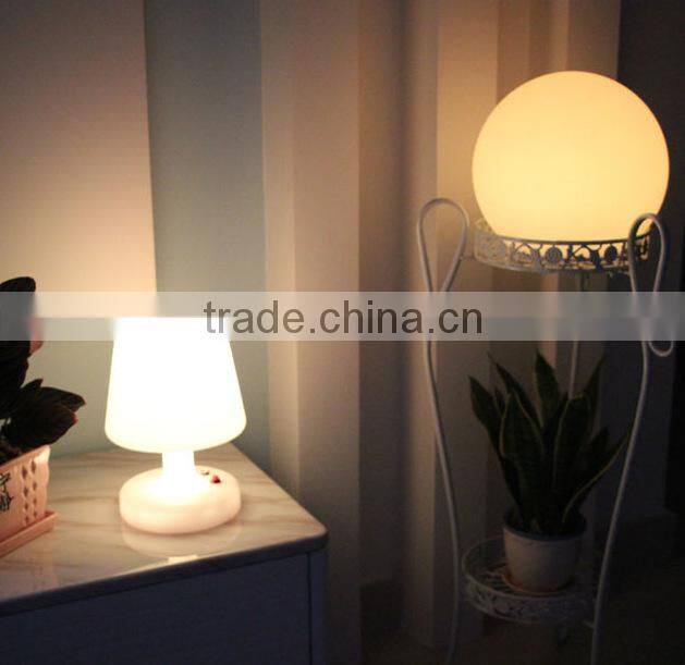 Multi color change rechargeable led table lamps