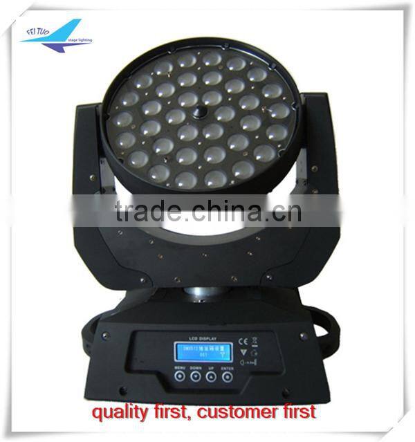 disco lighting dj rgbw wash light 36x10w led moving head zoom