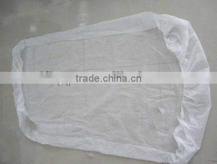 white hotel disposable bedsheet