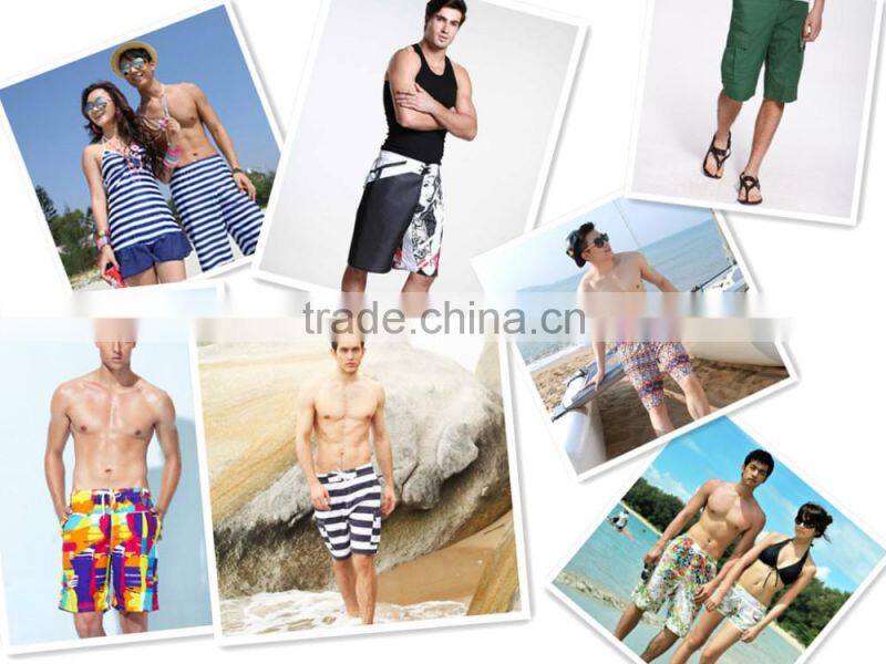 Abstract wholesale printed comfortable romantic beach shorts