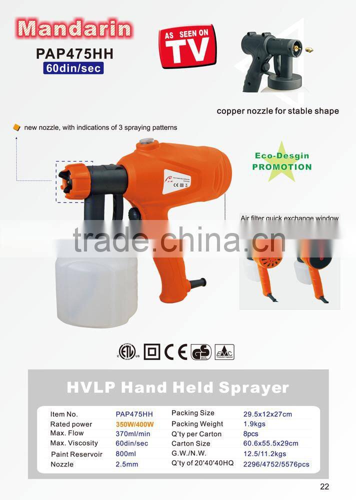 Good Price HVLP Spray Gun 350W in OEM