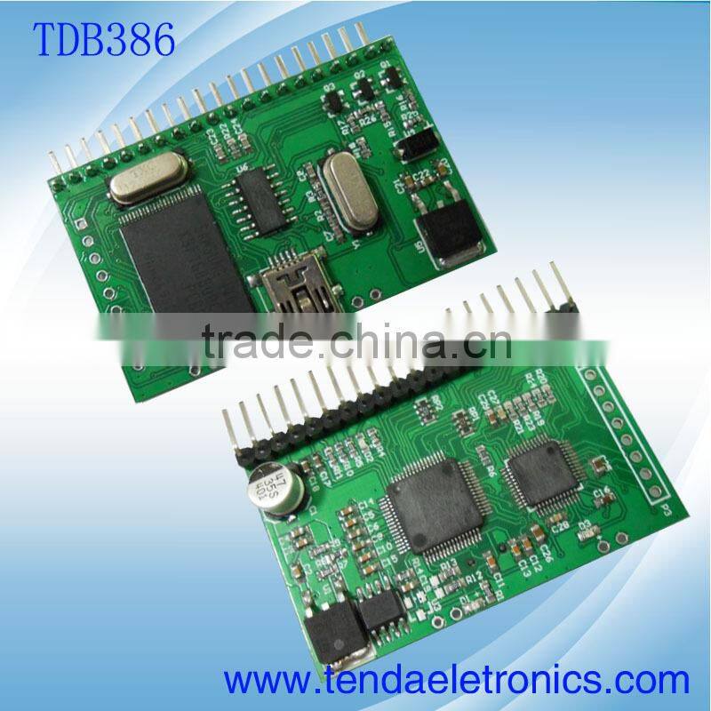Embedded serial interface mp3 audio module with flash 125MB