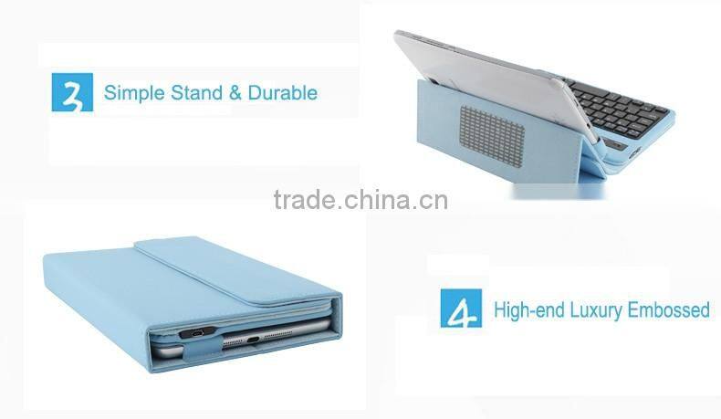 Universal PU leather tablet case with keyboard wireless for 7-8 inches, android ISO system-TY4708