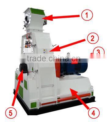 CE approved factory supplier small animal poultry maize corn grinding hammer mill machine