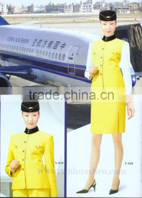 HOT tailored flight attandent uniform suits (quik delivery)