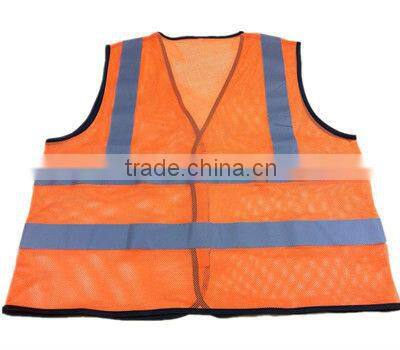 reflective safety vest/polyester hi-vis vest/cheap reflective vest