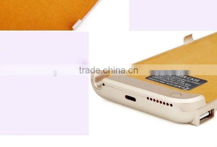 2016 hot selling battery charger for phone case, battery charger case for iphone 6, battery case for iphone