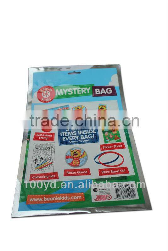 customized cartoon printing aluminium foil packaging bag