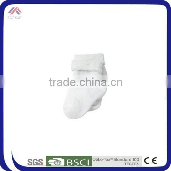 Wholesale high quality custom 100% baby cotton socks