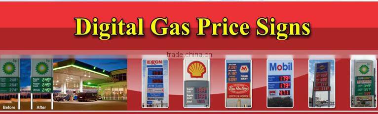 digits gas price led display