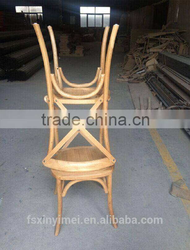 Wooden Antique Cross Back Dining Chair