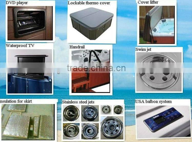 whirlpool spa tub spa bath outdoor acrylic massage spa