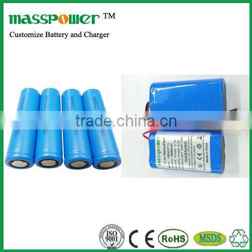7.4 Volt 2800mah li ion battery