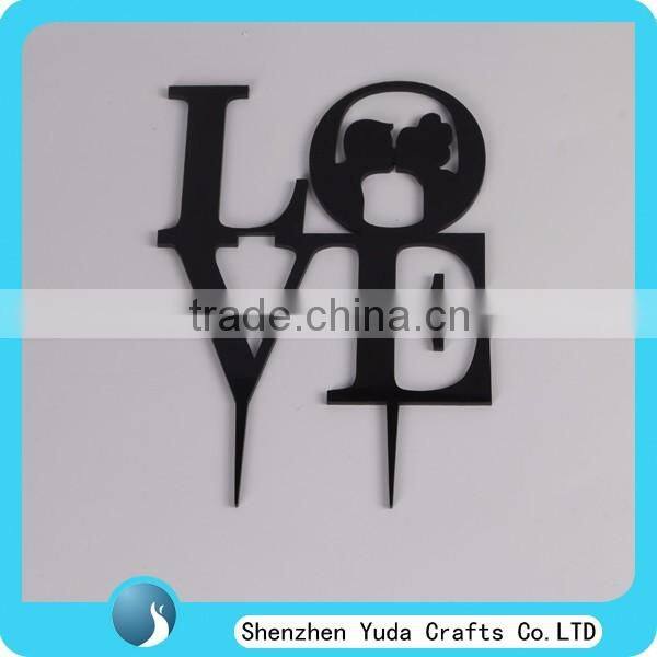 Mr & Mrs Acrylic Wedding Cake Topper