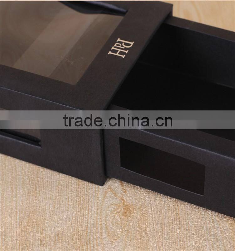 Custom Printing paper packaging box with clear window