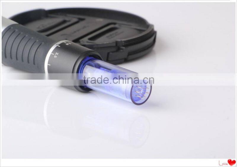 2015 electric derma pen, microneedle Dr.Pen with 12 needle cartridge