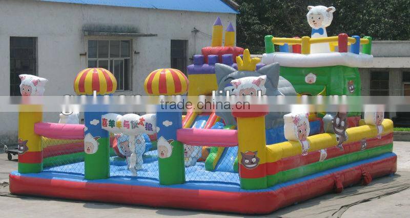 Hot selling PVC amusement inflatable castle for children