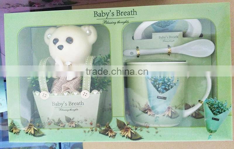 hotsale ceramic coffee cup/mug suit coffee cup gift packing for coffee cup