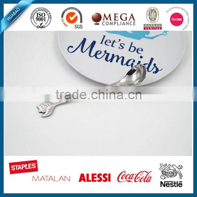 2016 High quality New design stainless steel cutlery with unique design punched cutlery set, solid silver cutlery