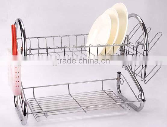 2 layers E-shaped Dish rack