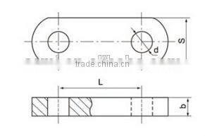 High precision custom OEM pole line hardware electric power fitting PD type parallel clevis eye