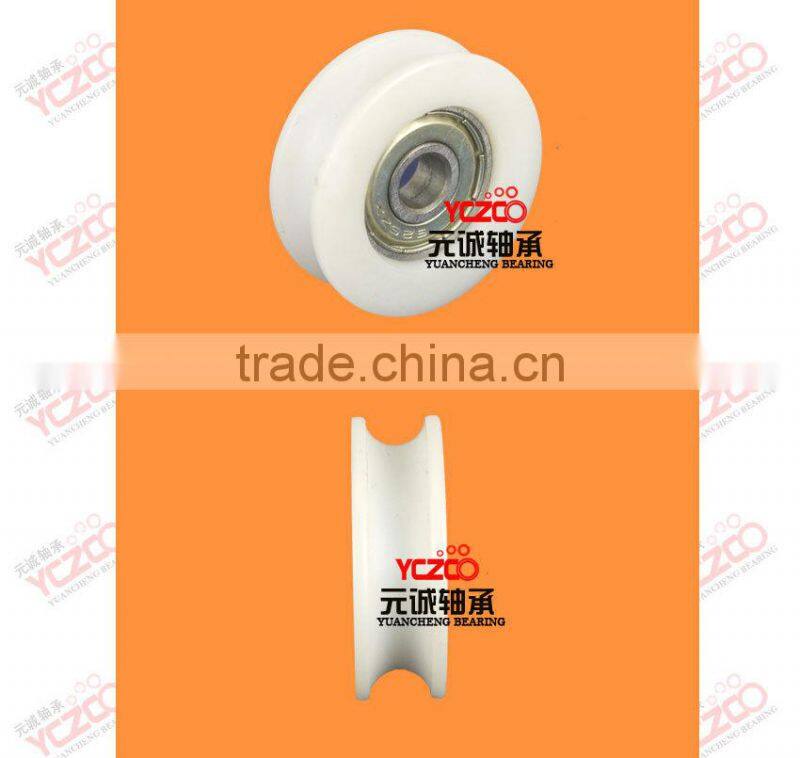 PVC door sliding pulley