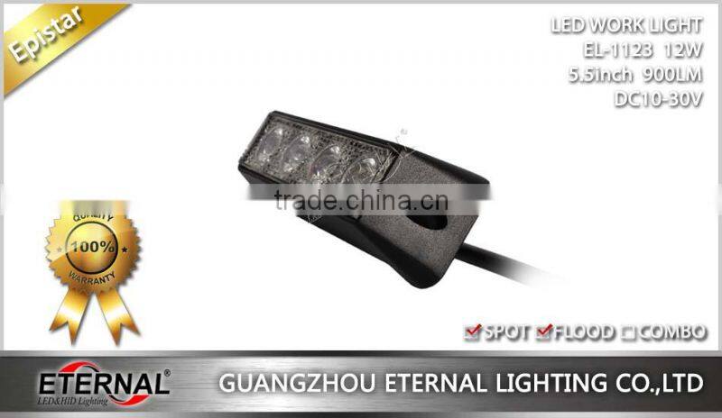 5.5in 12W rectangle ATV UTV powersports off road automotive vehicles mini led work light bar driving lamp