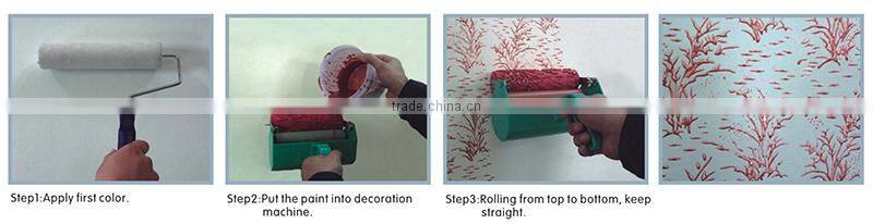 Professional 5" Decorative Roller with High Quality Rubber