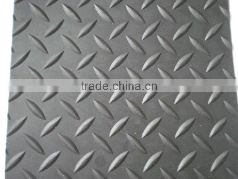 3mm thick verious parttern anti slip rubber flooring mats