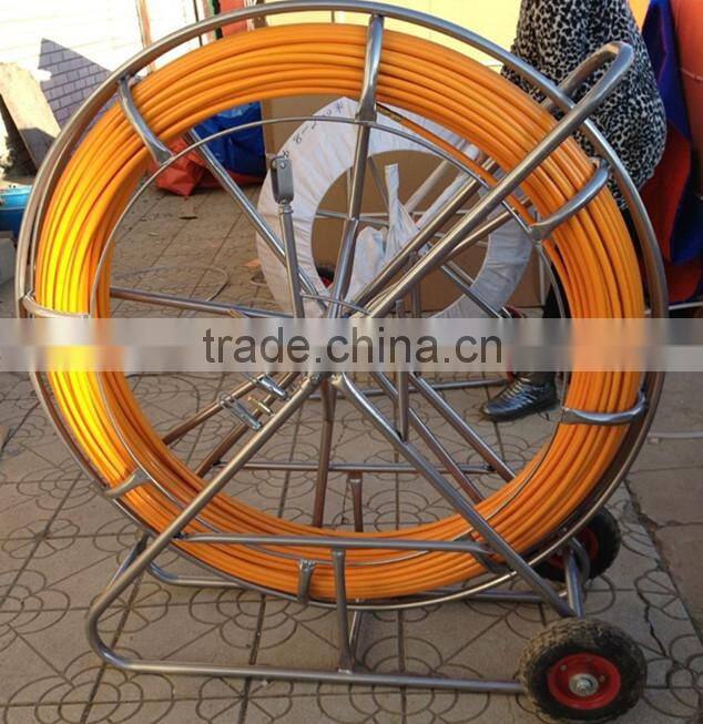 4.5~16mm special telecom and power engineering cable laying tools /tracing duct rod snake rod