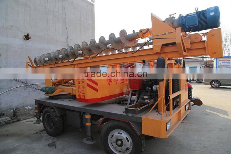 four wheels pile driver/piling machine pile hammer piledriver pile rig