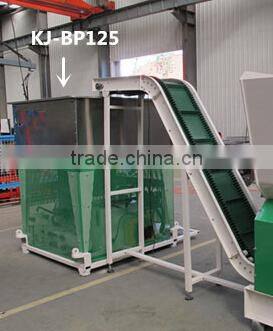 high performance hydraulic wood/ oil palm fibers brick making machine 7.5kw exported to Russia