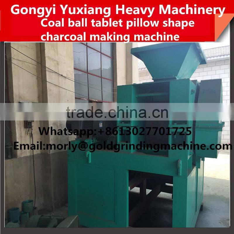 High efficiency plant piece Coal Ball Tablet Pillow Shape Charcoal Making Machine