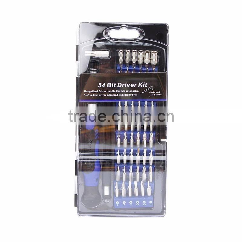 54 in 1 Multipurpose Screwdriver Set Interchangeable Magnetic Precision Repair Tool for Cellphone PC Laptops