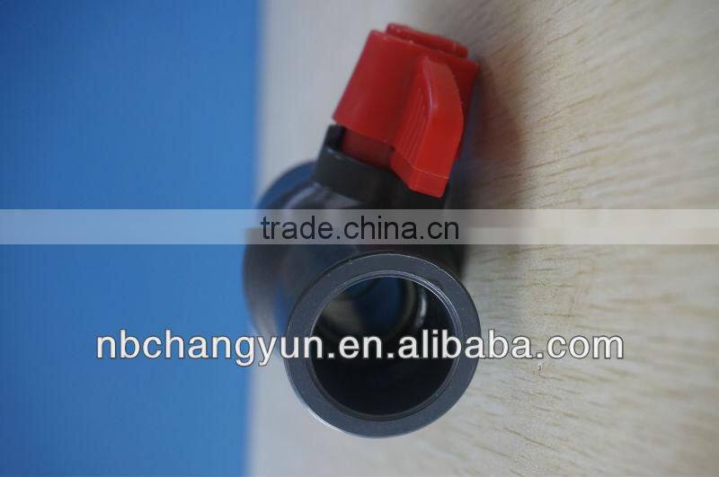 UPVC pneumatic actuator ball valve