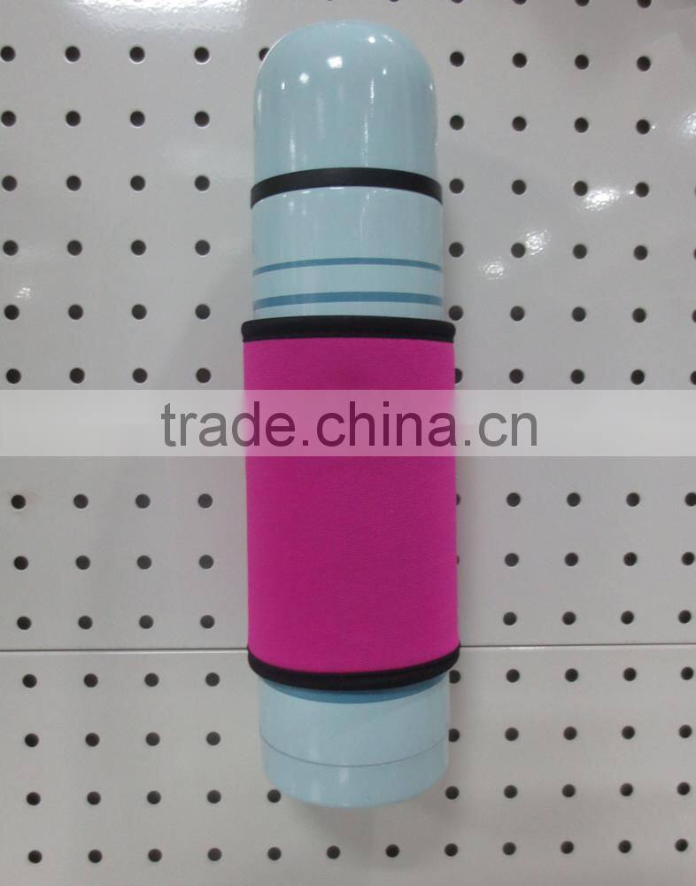 Neoprene Cup Bottle Sleeve With Magnet And Carabina