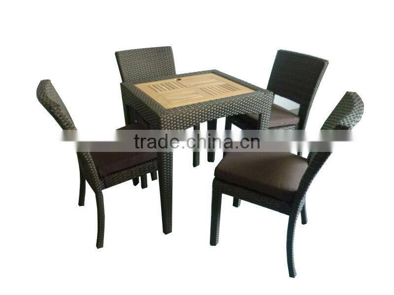 A - outdoor furniture tea table set and rattan chair 807+7023C