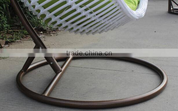 Fashionable Outdoor Furniture garden White Round Swing Chair