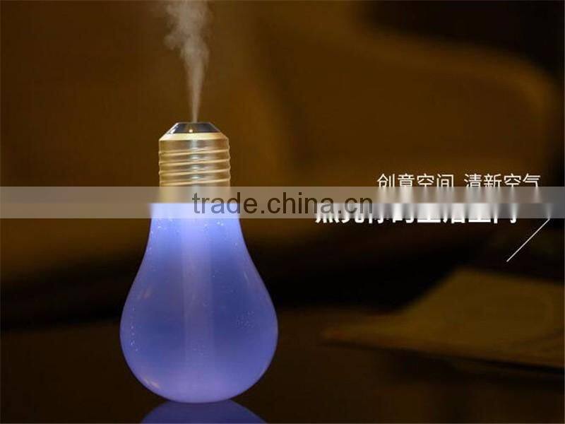 Colorful bulbs humidifier Humidifier office desktop Built-in micro landscape nightlights humidifier